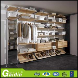 Wholesale open style quality assurance made in China bedroom furniture aluminum pole system diy walk in closet from china suppliers