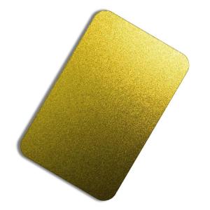 Wholesale 3050mm Length Decorative Stainless Steel Sheet TV Background Rose Gold Bead Blasted from china suppliers