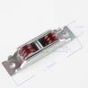 Buy cheap Hotel Villa Apartment Office Building 65mm Nylon Wheel UPVC Double Sliding from wholesalers