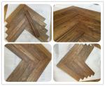 3/4" antique solid wood herringbone flooring - asian teak