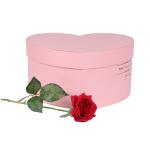 Heart Shape Luxury Packaging Boxes / Pink Chipboard Craft Boxes With Logo