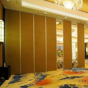 Wholesale Movable Ceiling Track Sliding Folding Soundproof Wood Partition Door For Banquet Hall from china suppliers