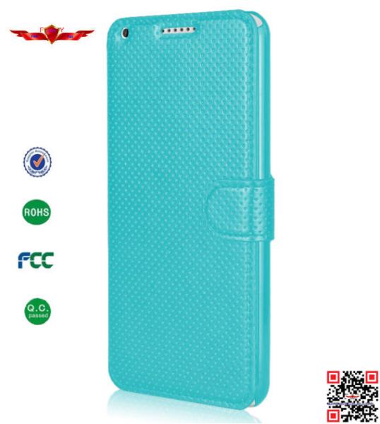 Hot Selling High Quality Fashion PU Flip Wallet Leather Cover Case For HTC