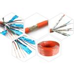 Sftp 4 Twisted Pairs Cat 7 Network Cable With Aluminum Foil , 23awg Lszh cat7
