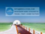 850gsm White PVC Geodesic Dome Tent Camping Waterproof