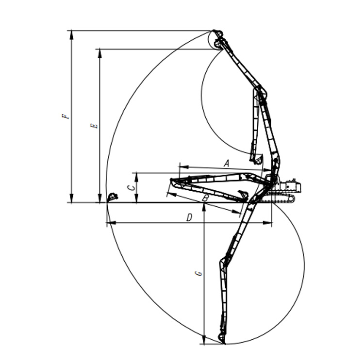 Practical Rustproof Excavator Long Arm , PC220-6 Excavator Boom And Stick