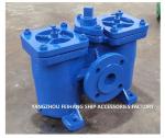 Duplex Oil Filter & Double Oil Strainers Model AS16050 CB/T425 Cast Iron Body