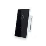 110V-240V Tuya Smart Wifi 2 Gang Light Switch Alexa Compatible Light Switches