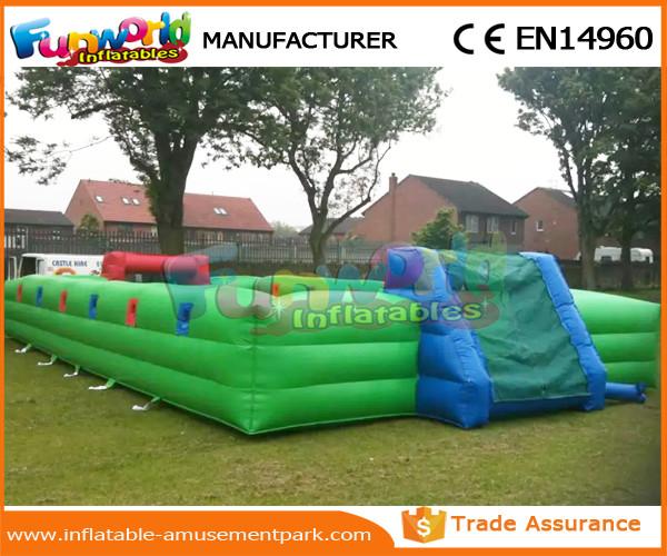 0.55 MM PVC Tarpaulin Inflatable Soccer Field Football Court Arena 1 Year