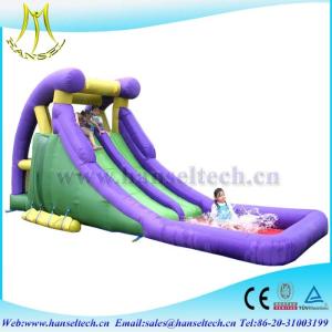 Wholesale Hansel hot selling children entertainment PVC inflatable bouncer slide jumping slide for sale from china suppliers
