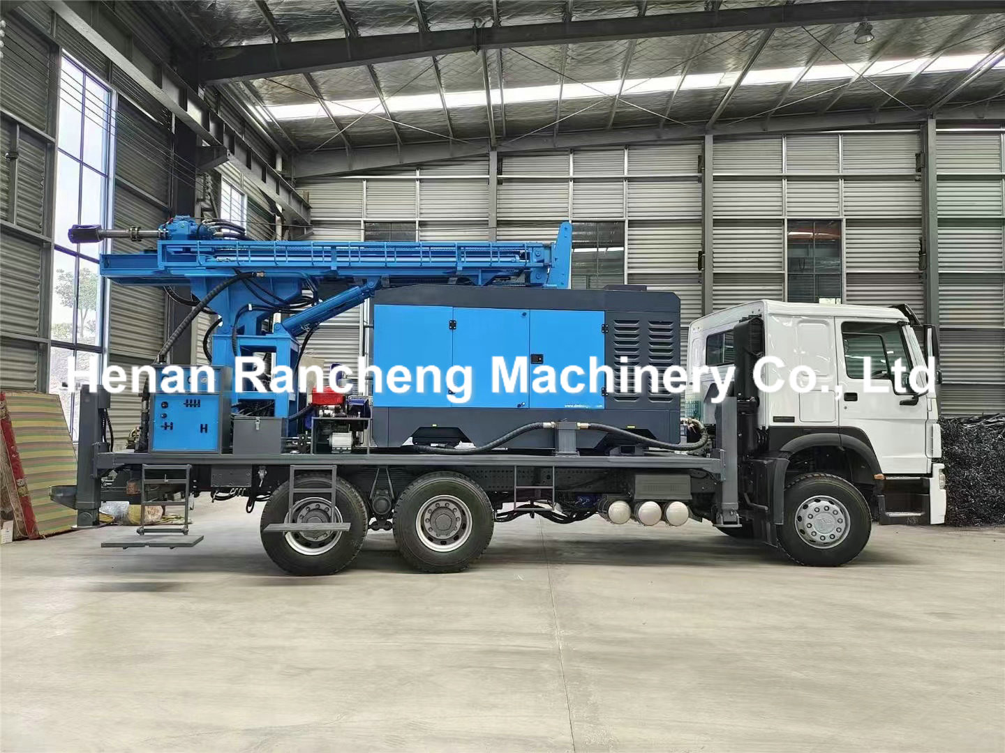 Full Hydraulic Water Well Drill Machine Bore Hole 500m Deep Truck Mounted Water Well Drill Rig