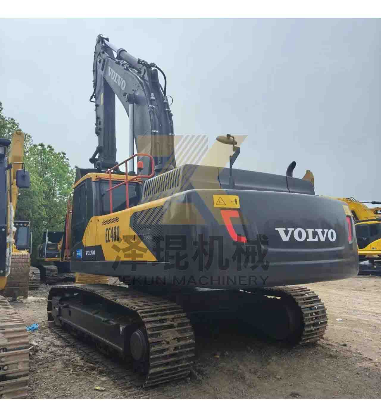 Used Volvo EC480D Excavator 48 Ton with Hydraulic Pump Original Paint