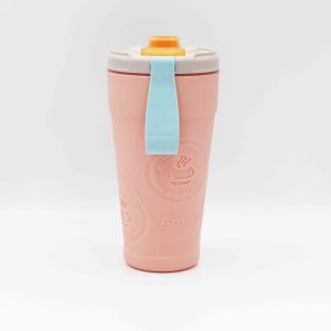 Wholesale 12oz 16oz 19oz Silicone Coffee Mug Travel Reusable Leak Proof from china suppliers