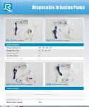 100ml 2ml/hr Disposable Elastomeric Infusion Pump for General Medical Supplies