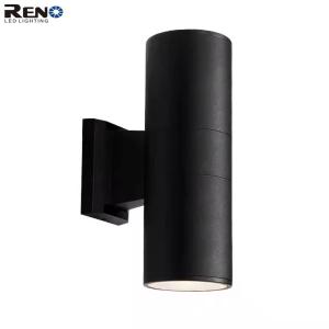Wholesale Outdoor Wall Mounted LED Lamps AC85V-220V 5W*2 COB Aluminum Black from china suppliers