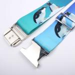 Promotional 5CM wide colorful Customer sublimation printing Luggage belt with