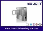Brush DC24V Motor Type Swing Barrier Turnstile Gate Machine / Supermarket