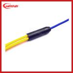 Indoor / Outdoor Custom 4 Cores Fiber Optic Breakout Kit For Armored Patch Cord