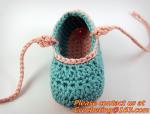 Crochet Baby Boy Booties Socks Knitted Newborn Loafers Shoes Plain Infant