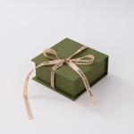 Book Type Paper Carton Packaging Boxes Luxury Cardboard Gift Box With Ribbon