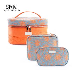 Wholesale Wash Large Women PU 3 Pieces Travel Cosmetic Bag Set from china suppliers