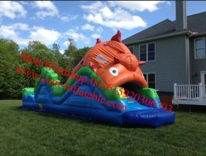 Wholesale Fish obstacle courses inflatables from china suppliers