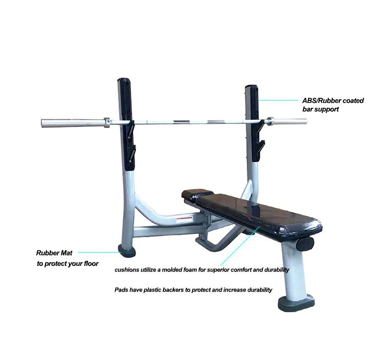 Wholesale High-quality Flat Bench Home Gym Fitness Equipment Weight Bench