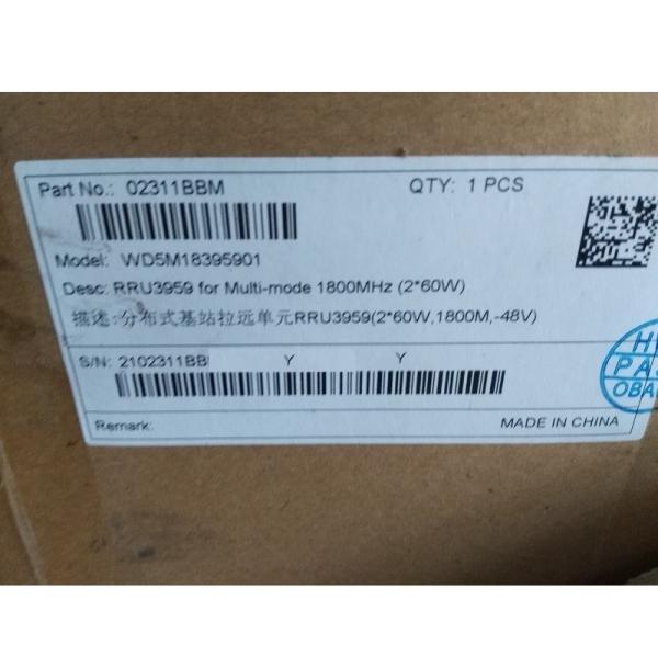 Huawei RRU3959 1800MHz 02311BBM WD5M189501 02311BBL WD5M18395902 2*60W -48V DC