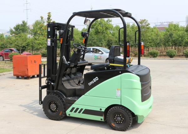 Electric Battery Operated Industrial Forklift Truck With 3000MM Lifting Height