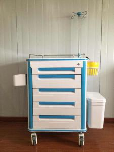 Wholesale Aluminum Alloy Frame Medical Instrument Trolley Multi Function ABS Body Hospital Medical Trolley from china suppliers