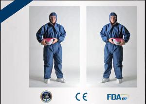 Wholesale Waterproof Disposable Protective Coveralls For Hospital / Clinic / Clean Room from china suppliers