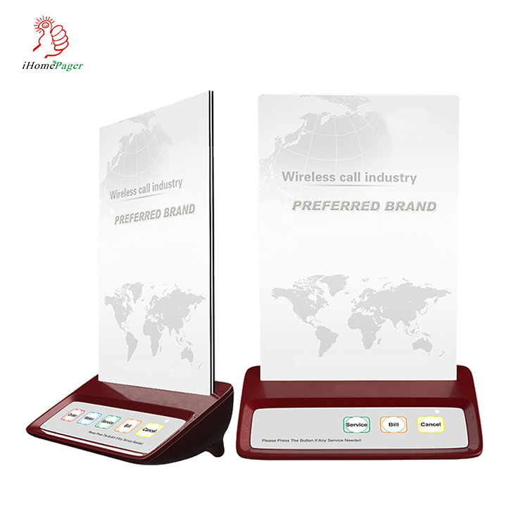 Hot sale new design touch screen easy operation wireless watch pager for restaurant