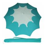 7ft 10 Ribs Windproof Beach Outdoor Patio Umbrella Steel Pole