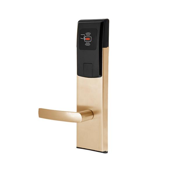 Quality Wireless Internet APP Controlled Door Locks Wifi LORA Technology Golden Color for sale