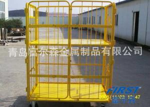 Wholesale 1600mm Height 4 Wheels Folding Roll Cage Containers from china suppliers