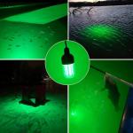 12V 30W IP68 Underwater Fish Finder Lamp Plastic Aluminum LED Night Fishing