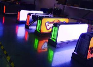Wholesale Outdoor Moving Taxi Top Advertising Signs , IP65 Taxi Advertising Screens from china suppliers