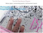 pvc pouch clear vinyl pvc k bag, PVC zipper slider travel cosmetic bag,