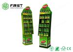 Custom Full Color Print Durable Advertising Carton Stand Cardboard Floor Display