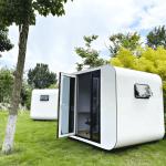 Portable Apple Cabin Pod House 40ft Cabin Prefabricated Cabin House Security