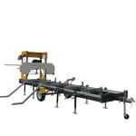 Electric Automatic Sawmill Wood Cutting Band Saw with Trailer Max.Working Width