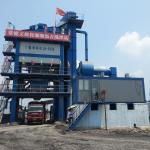 Stationary Central Bitumen Production Asphalt Mixing Plant 120TPH Touchscreen