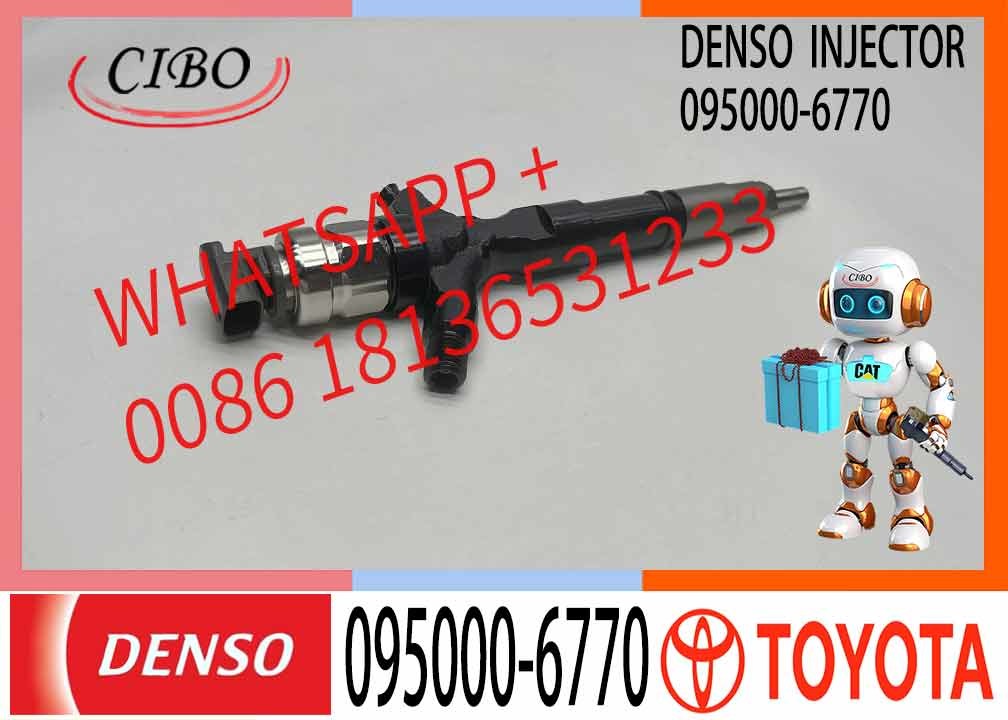 New Diesel Common Rail Fuel Injector 095000-6770 0950006770 23670-39145 2367039145 for Fuel System