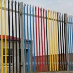 Outdoor Green Palisade Security Fencing