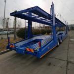 2 Axles Double Deck SUV Car Carrier Trailer 8 Pickup Trucks Transporter Semi