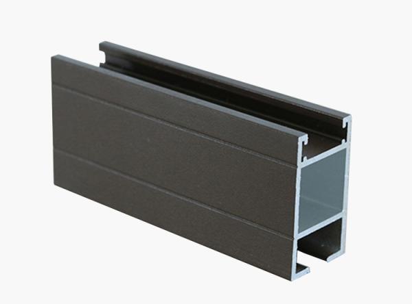 6000 Series Brown Sandblasting Aluminum Profiles For Sliding Windows And Door
