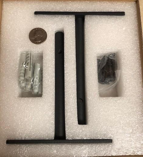 Decorative Invisible Blind Hidden Metal Slatwall Mount Floating Shelf Support Bracket for Wood