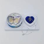 Custom Color Box DIY Wish Pearl Necklace Gift Box With Fashion Cage Pendant