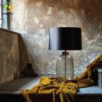 38*68cm Glass Bedside Lamp Light Luxury Decoration Living Room Hotel