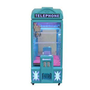 China Metal Mini Claw Crane Machine , Telephone Kids Grabber Machine For 1 Player on sale